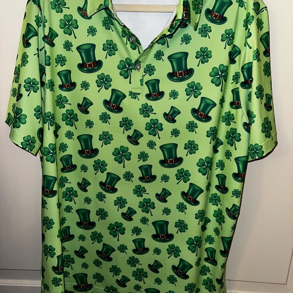 Sunday Swagger St Patrick’s day collar shirt - Picture 3 of 6